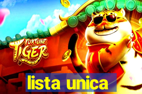 lista unica